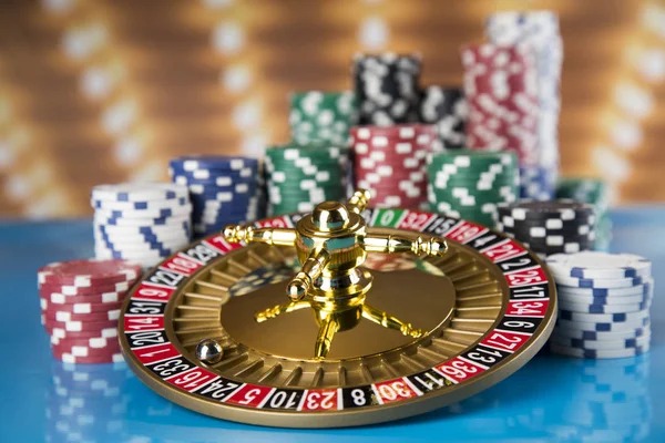 Roulette betting table interface on mobile device